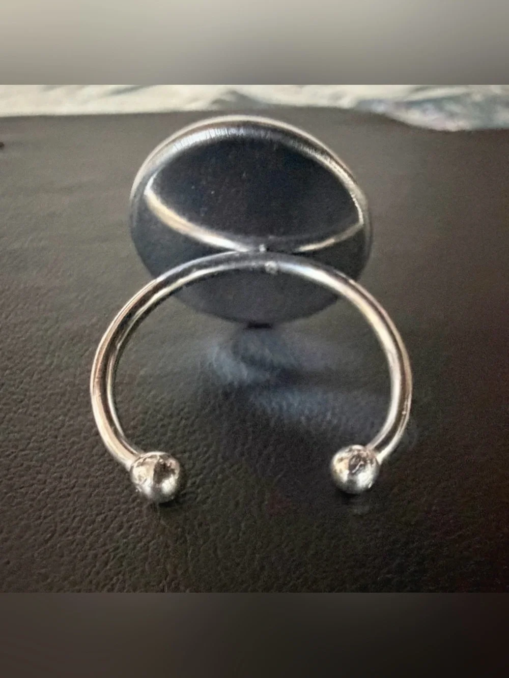 Vintage Rotary Telephone Dial Statement Ring